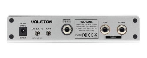 Imagen 4 de 4 de Amplificador Para Guitarra 20 Watts Valeton Tar-20g