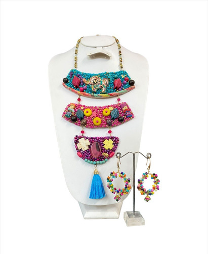 Collar A Tres Capas Artesanal