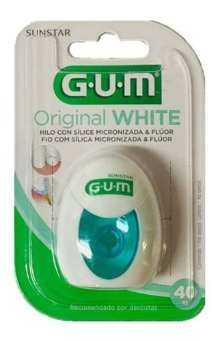 Gum Original White Hilo Dental Con Fluor 40m