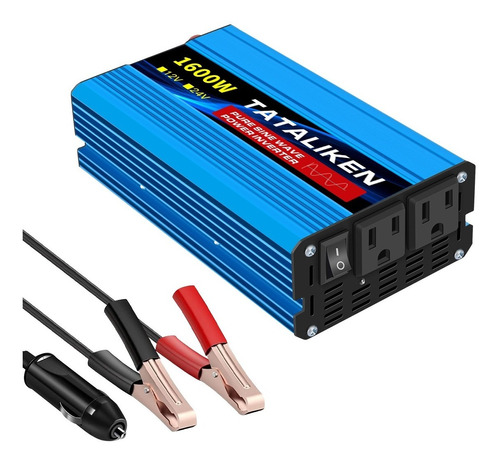 Inversor De Onda Sinusoidal Pura 12v1600w 110v60hz Dos Enchu