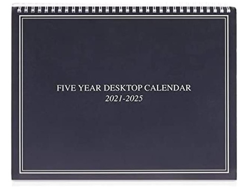 Calendario De Escritorio Mensual Grande De 5 Años 20212025