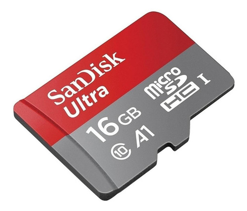 Imagen 2 de 5 de Tarjeta de memoria SanDisk SDSQUAR-016G-GN6MA Ultra con adaptador SD 16GB