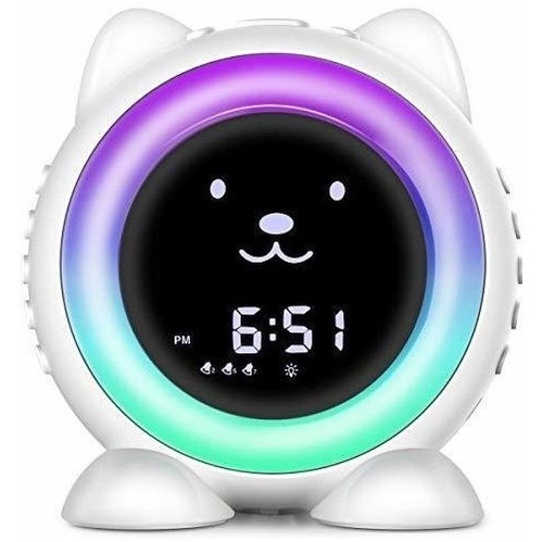 Reloj Despertador Gato Para Niños, Reloj De Entrenamiento Pa