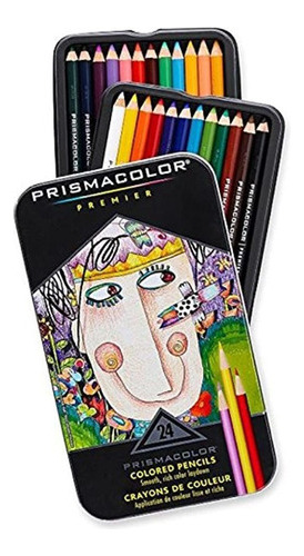 Lapiz Prismacolor Premier Soft Core De Color, Juego De 24 C