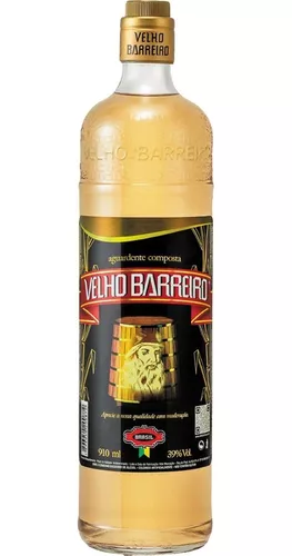 Imagem 1 de 1 de Cachaça Gold Velho Barreiro 910 Ml