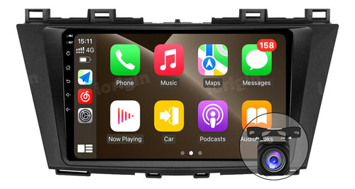 Carplay Gps C/cámara Estéreo 2+32g Para Mazda 3 2010-2013