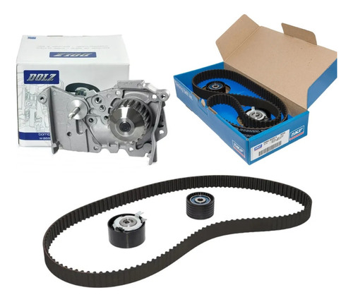 Kit Distribucion Skf C/ Bomba Dolz P/ Renault Symbol 1.6 K4m