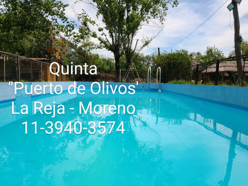 Alquiler Quinta ((la Reja - Moreno), Pileta, Cancha, Quincho