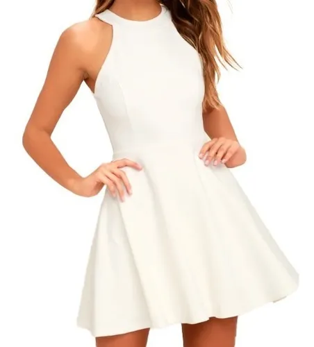 Vestido rodado sale sem manga