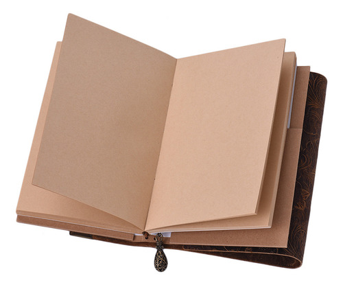 Caderno De Viagem De Couro Macio Com Fechadura E Chave, Ou P