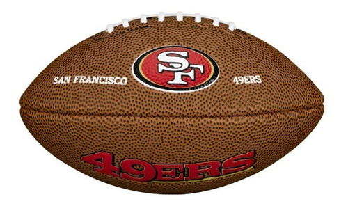 Balon De Futbol Americano Wilson Mini Logos San Francisco