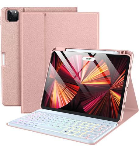 Funda Para iPad Pro De 11 Pulgadas Con Teclado  Teclado Blu