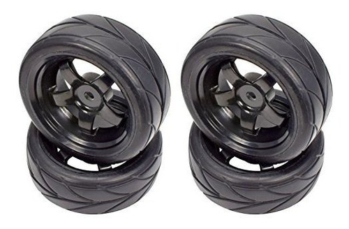 Apex Rc Products 110 Onroad 12mm Black 5 Spoke Wheels V Trea