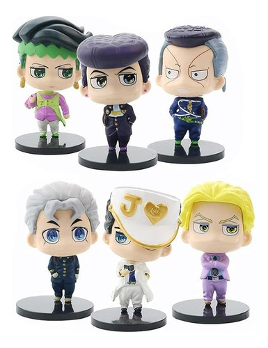 Set X6 Figuras Jojo's Bizarre Adventure Personaje Gashapones