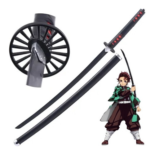 Katana Acero Tanjiro Kamado Cosplay Demon Slayer Kimetsu