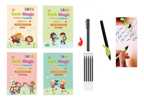 Pa Sank Magic - Kit De Cuaderno De Caligrafía Reutilizable 4