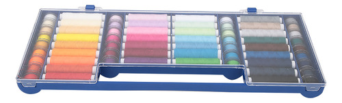 Kit De 32 Colores, 64 Hilos De Coser, Caja De Almacenamiento