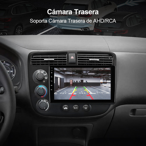 Estéreo 1+32g For Honda Civic 2001-2005 Gps Cámara Wifi Bt
