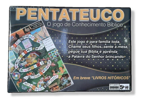 Jogo De Tabuleiro Cristão Evangélico Pentateuco