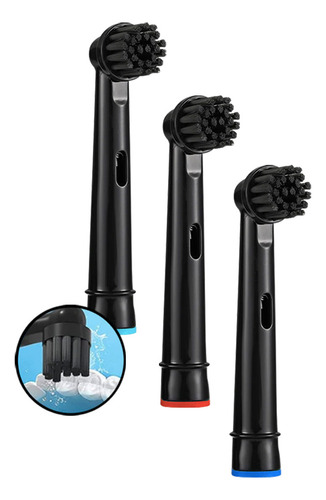 3pcs Compatible Con Cabezales Cepillo Dientes Oral-b Braun