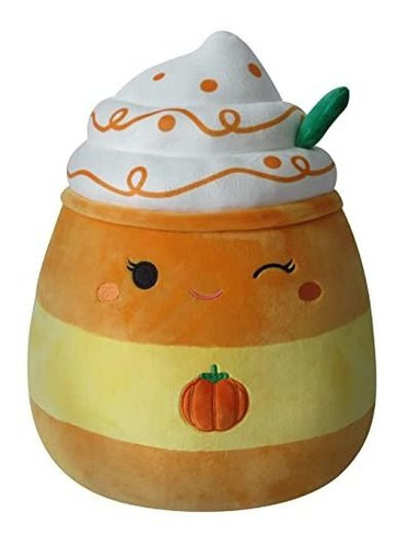 Squishmallows 14-inch Orange Pumpkin Spice Latte Con B53bx