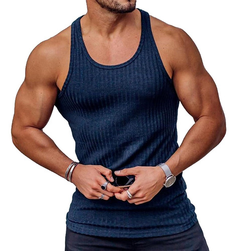 Camiseta De Tirantes Para Hombre Dry Fit Transpirable