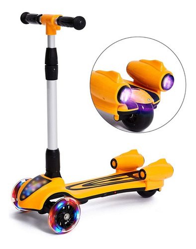 Manopatin Vapor Patineta Scooter Niños Niña Bluetooth Musica