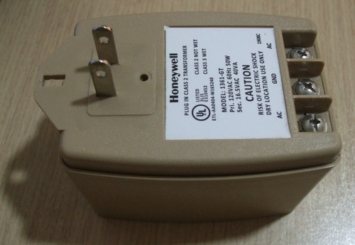 Transformador Honeywell 120v A 16.5vca 40va Model 1361gt Beige (Usado)