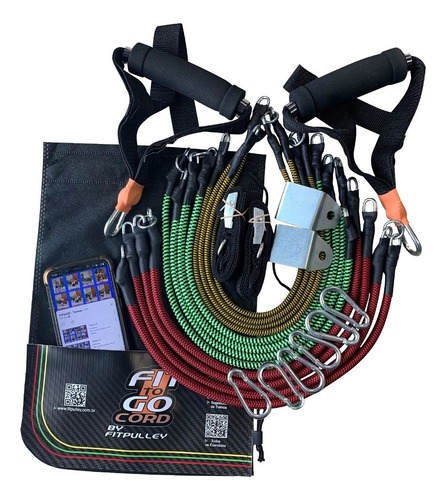 Imagem 1 de 10 de Elásticos Fittogo Cord 115 S/ Dinamômetro Revestido (seguro)