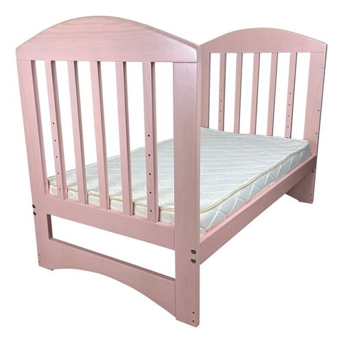 Cuna Convertible Multifuncional De Madera Montessori Rosa