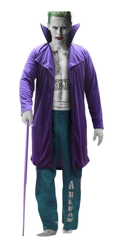 Disfraz De The Joker Guason Suicide Squad Con Accesorios