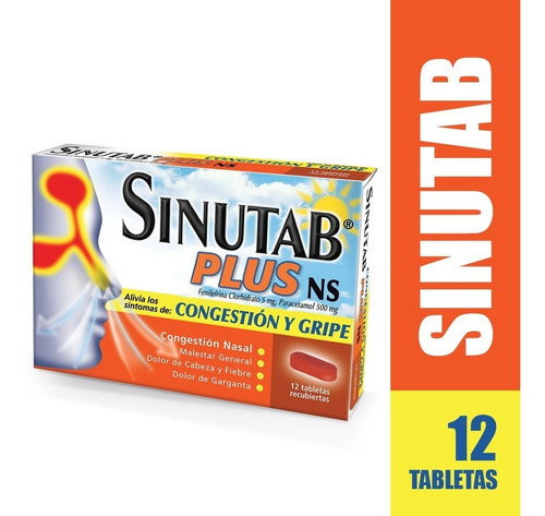 Sinutab Plus Congestión & Gripe - Unidad a $1505