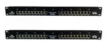 Comprar 2 Peças Regua Patch Panel Gigabit Poe 10 Portas Max