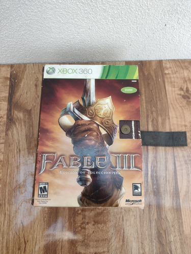 Fable 3 Edición Coleccionista Xbox 360 Solo Caja 