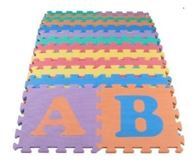 Tapete Alfombra Foamy Fomi Fomy 40 Ud Letras Números Figuras