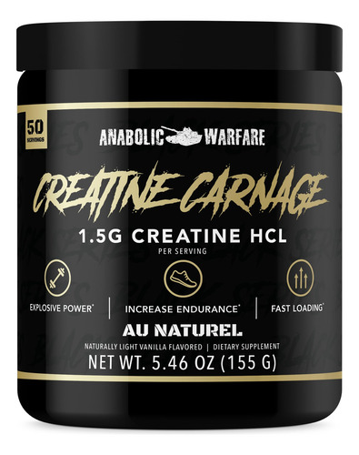 Suplemento Anabolic Warfare Creatine Carnage Hcl