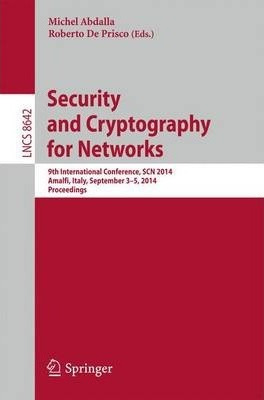 Libro Security And Cryptography For Networks - Michel Abd...