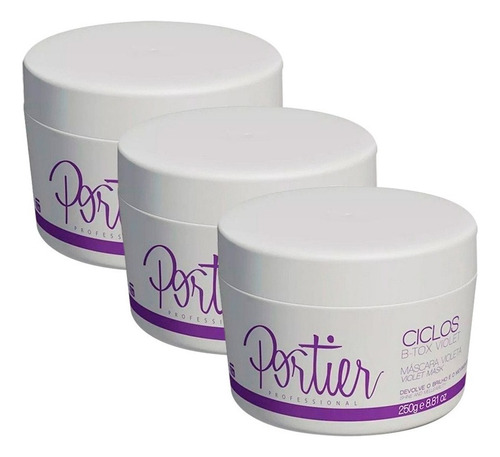  Máscara Portier Professional Ciclos hidratação 750g