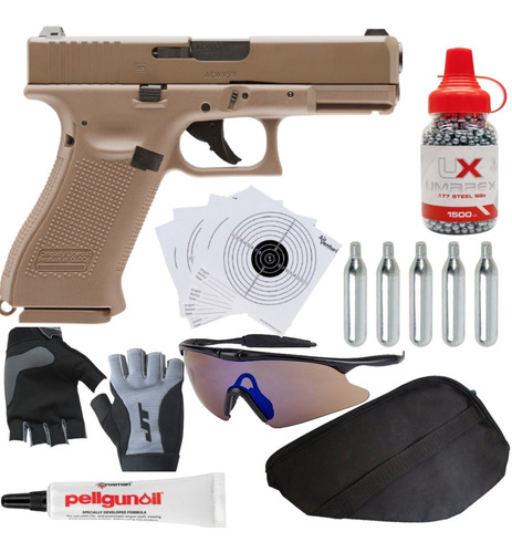 Umarex Glock 19x Co2 .177 Combo Blowback Bbs 4.5mm Xchws P