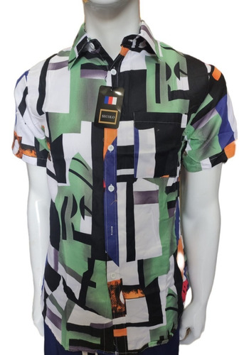 Camisa Guayabera De Hombre Tropical De Verano