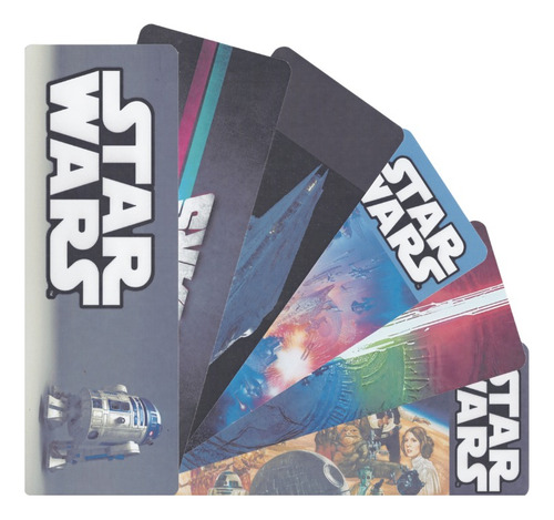 Pack 12 Separadores Para Libros Colección Star Wars Multicolor Star Wars 3