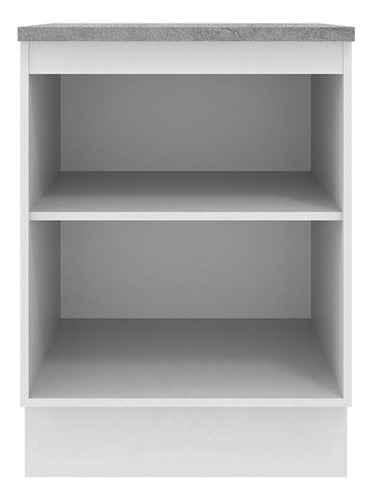 Mueble De Cocina 60 Cm 1 Puertaagata Madesa Color Blanco/Crema