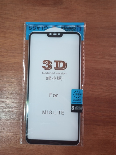 Película Xiaomi Mi 8 Lite 3d De Vidro A Pronta Entrega