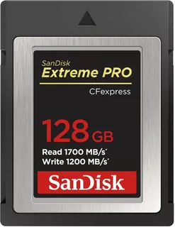 Tarjeta De Memoria Sandisk Cfexpress 128 Gb Tipo B Raw 4k