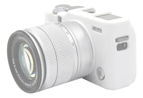 Funda Protectora De Silicona Blanca Para Fujifilm X-a3/x-a10