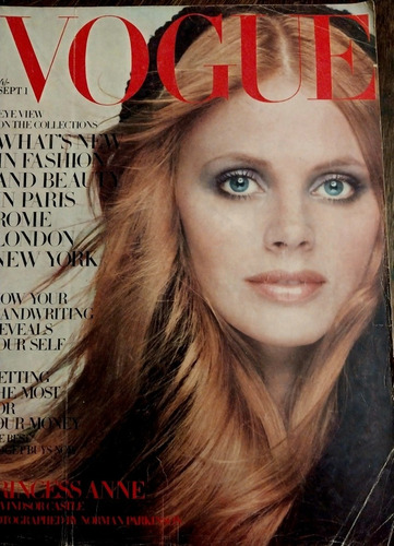 Vogue Magazine Inglesa De Septiembre 1969. Britt Ekland