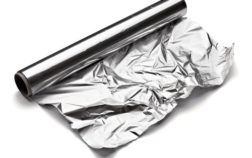 Imagen 1 de 7 de Papel Aluminio 30cm X 10m Para Cocina Alimentos