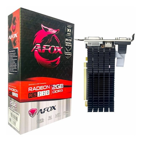 Placa De Vídeo 2gb Ddr3 64 Bits  Afox Radeon R5 220 