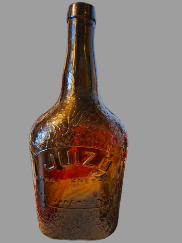 Antigua Botella De Caña Juizo Ind Brasilera Lt 1 Decada 70