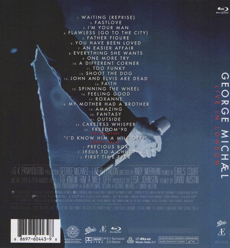 George Michael Live In London Bluray